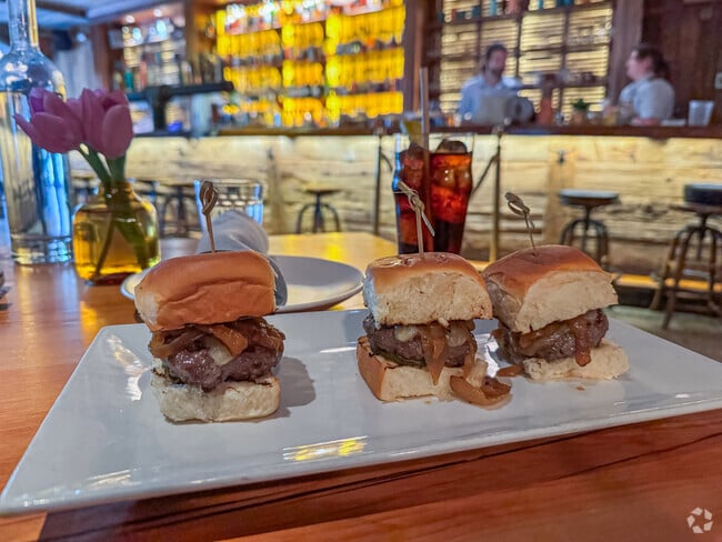 The sliders are a delicious treat at the Barrow House in Montclair Heights.