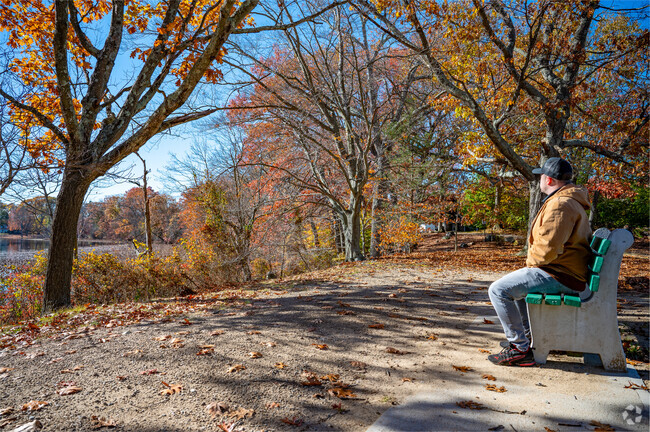 Sit in peace as you watch the sun rise in Glen Hills.