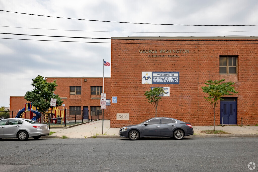 George Washington Elementary School building in Washington Village.