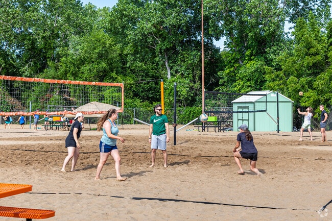 Foxtown East locals can visit Beach Volleyball.