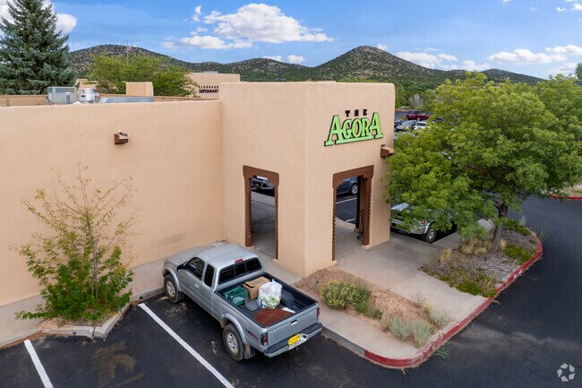 The Agora shopping center serves many needs for the residents of Cañoncito.