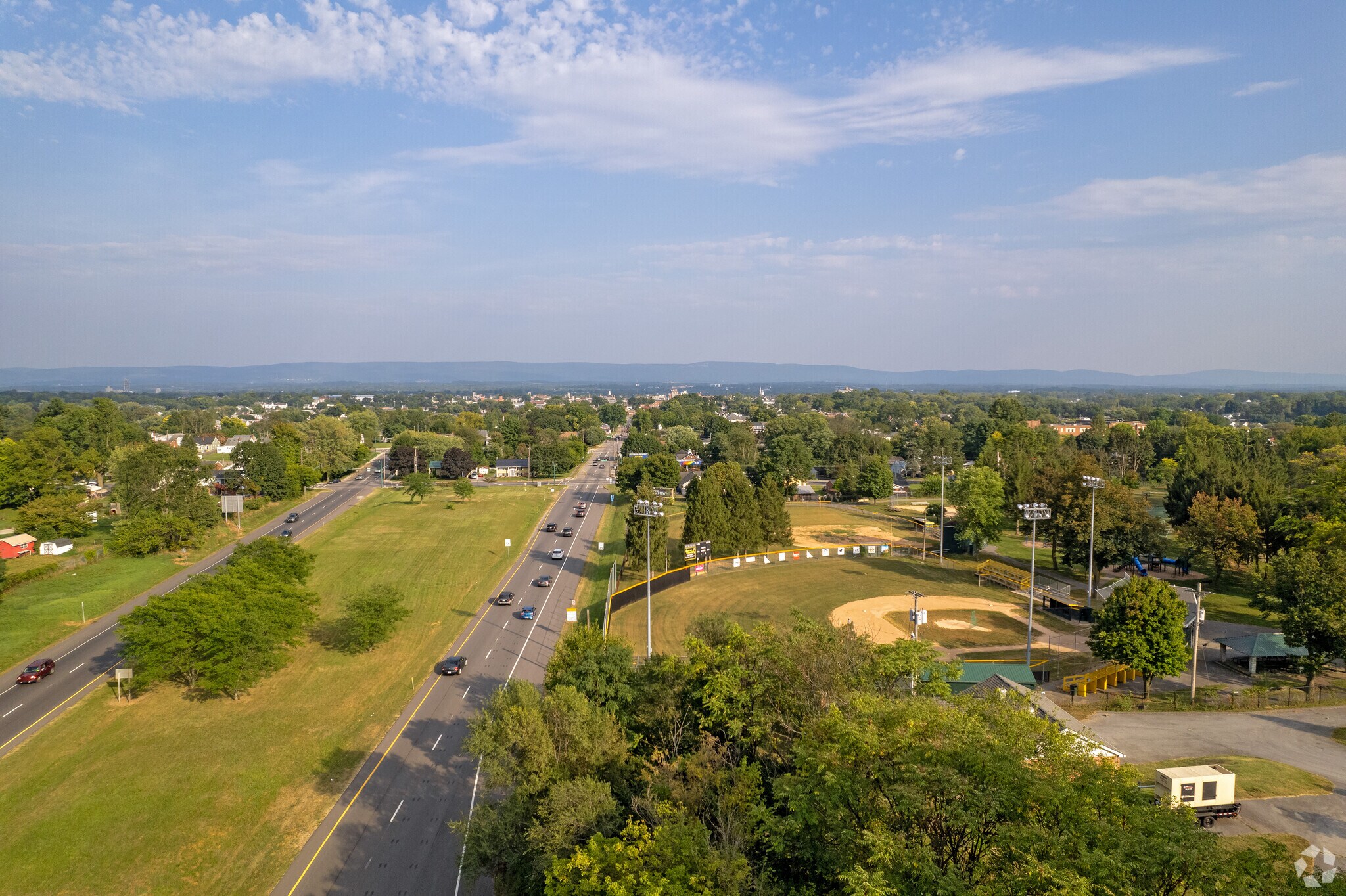 Dual Highway or route 40, travels straight through West End.