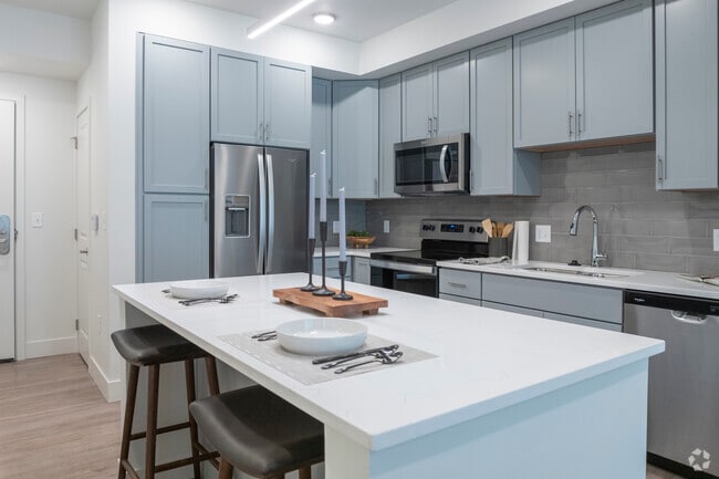 Kitchen with Stainless Steel Appliances