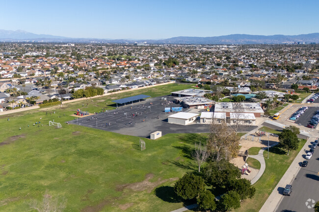There' s a large grassy field at William T. Newland Elementary.