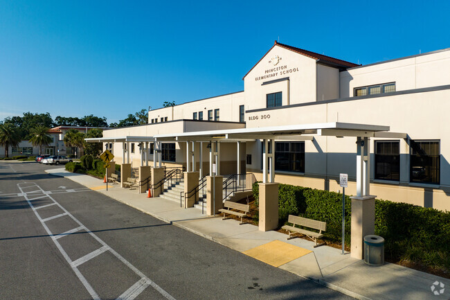 Princeton Elementary School has a beautiful and welcoming campus.