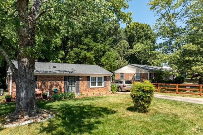 Martin Area ranch homes are often set on decent sized lots surrounded by mature trees.
