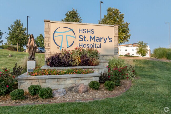 St. Mary’s Hospital is just south of the Lions Park neighborhood.