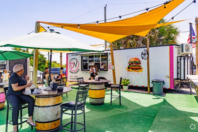 Dope Vegan offers the best vegan burgers and fries in Royal Pam Estates.