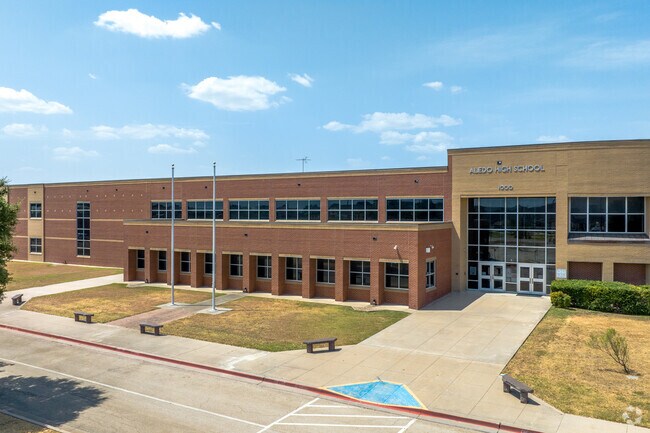 Aledo High School is rated a A- according to Niche.com