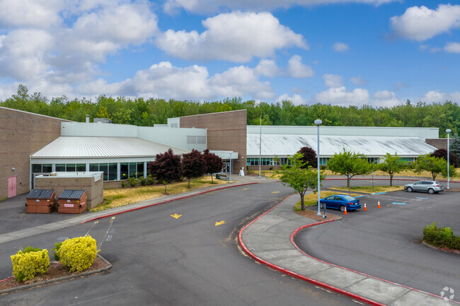 Woodland Elementary on NE Glisan St in Fairview serves grades K - 5.