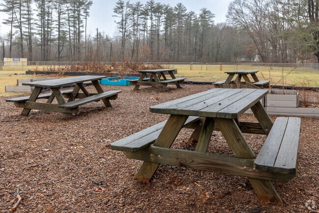 Plenty of seating at Ralph Talbot Primary School in Weymouth.
