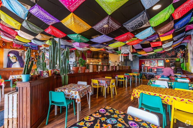 Oakland is home to several local restaurants like Street Tacos.