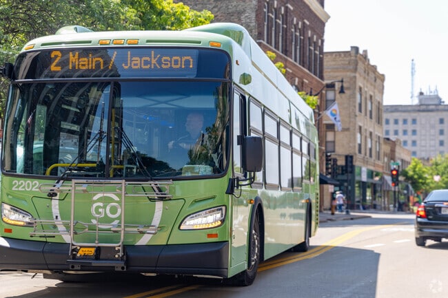GO Transit bus stops are found throughout Menominee South.