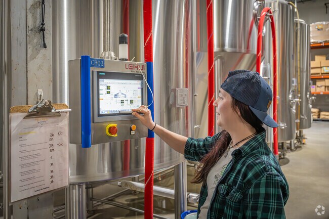 Stop by the Tucker Brewing Company for a free tour of their advanced brewing system.