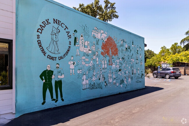 Street art brightens downtown Templeton near Paso Robles, CA.