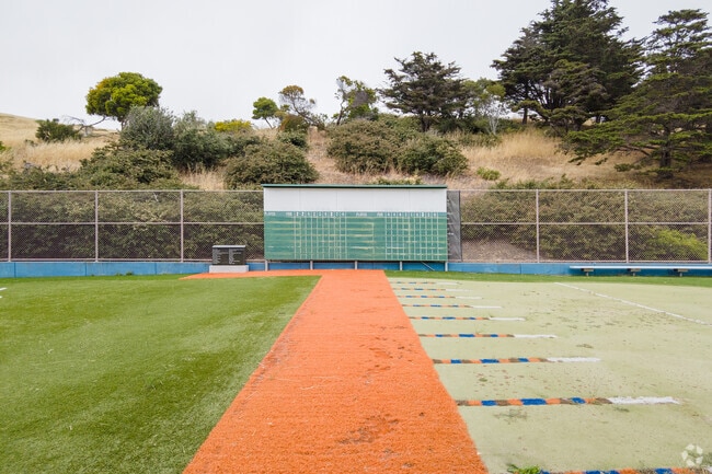 Athletic fields at Visitacion Valley Middle School.