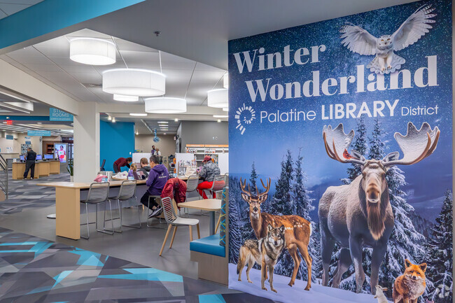 South Ridge families can check out reading material at Palatine Library's North Hoffman Branch.