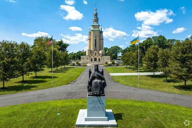 The St. Andrew Ukrainian Orthodox Memorial Church, the tallest structure in South Bound Brook.