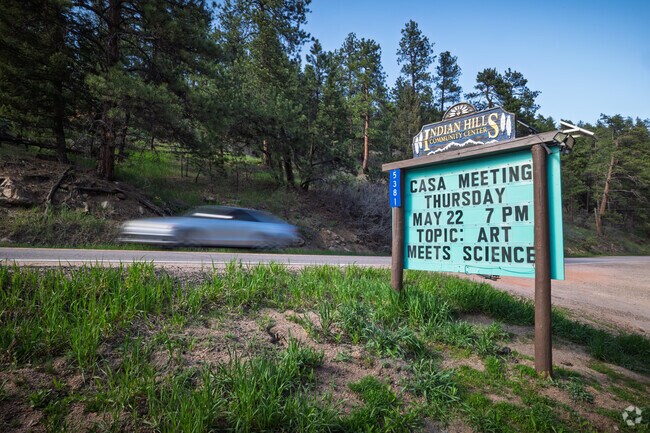 The Indian Hills Community Center provides a place for locals meet and socialize.