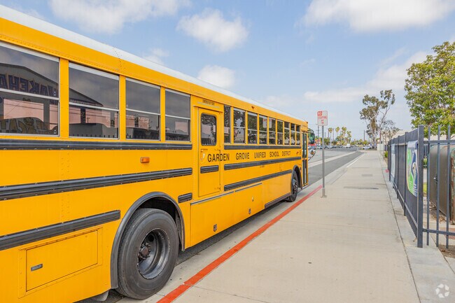 Take the bus to a fantastic school at Wakeham Elementary School.