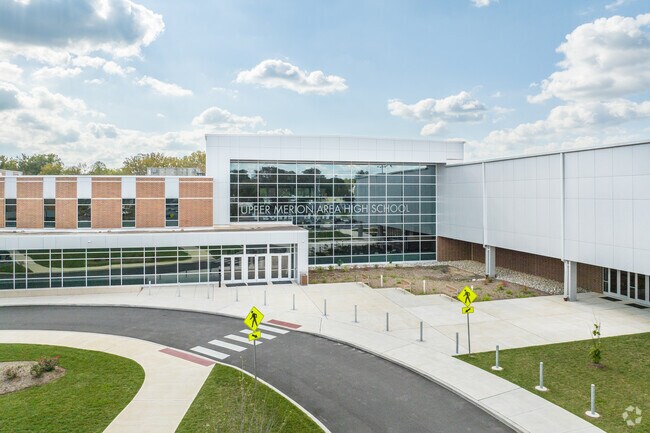 Upper Merion High School receives an overall A grade from niche.com.