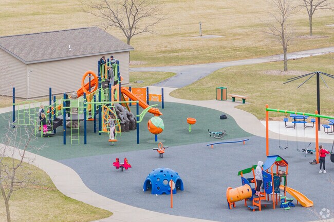Van Lieshout Park offers a great playground that kids in Little Chute love.