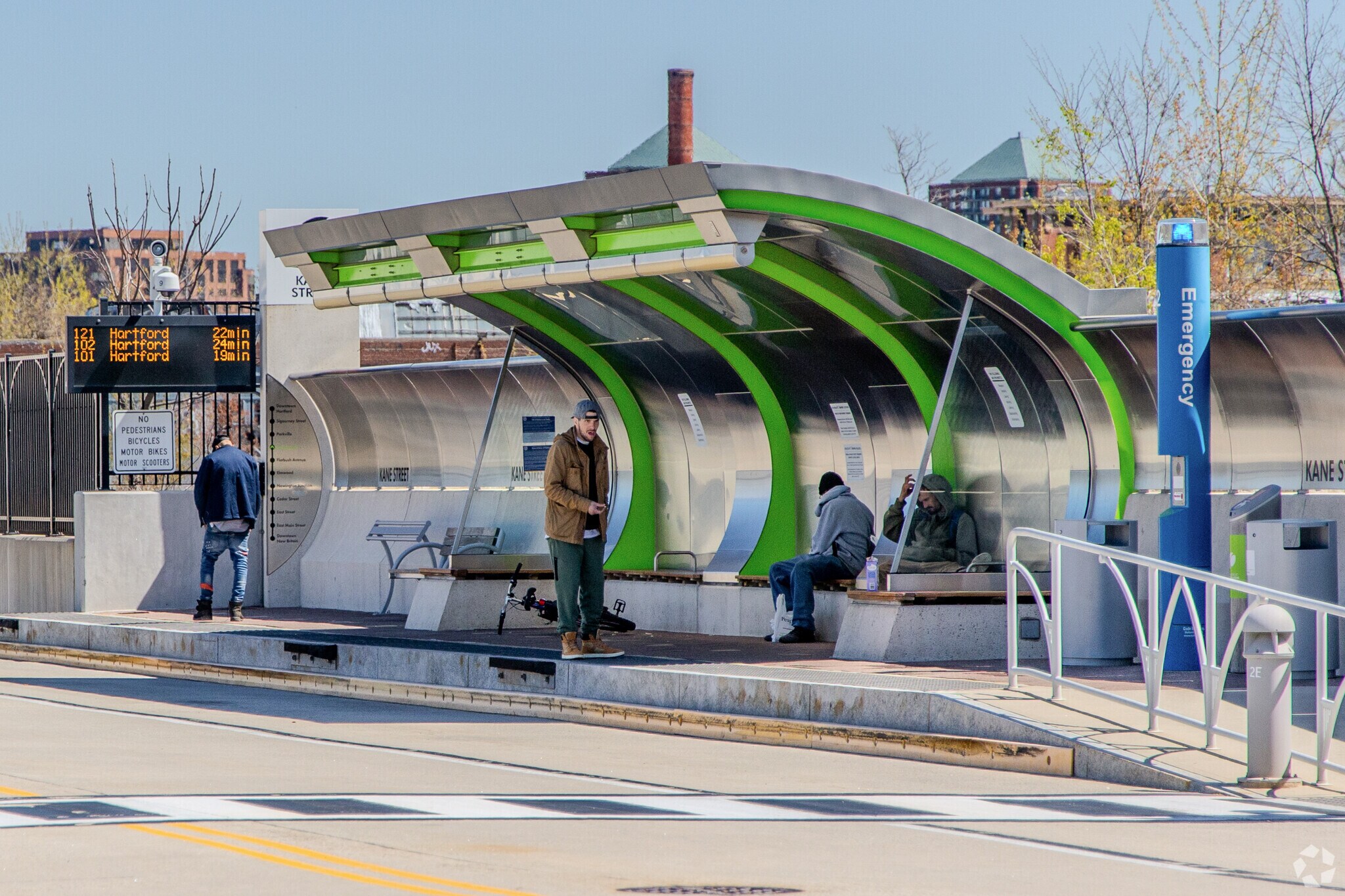 CT Transit operates local bus services throughout Hartford and the surrounding areas.