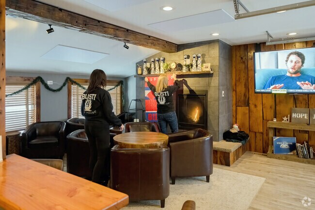 A great place to watch a game in Busti is the Busti Tap House, with great food, live music and a full bar.