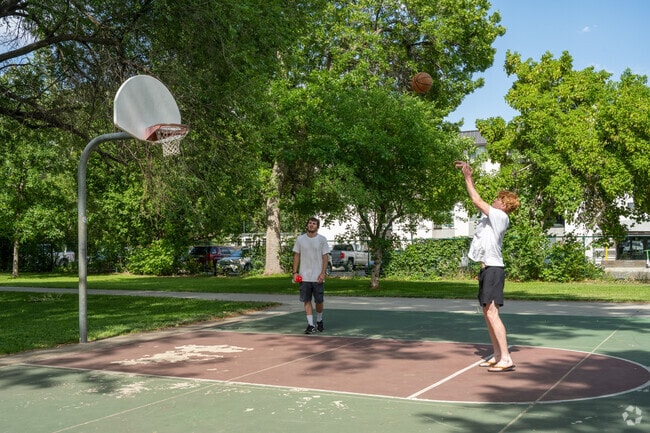 Play a game of pick up basketball at Emma Gomez Martinez Park.