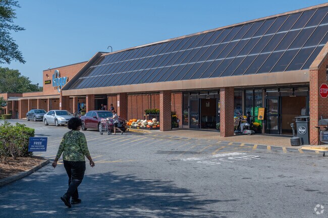 Kroger is adjacent to the Shirley Hills neighborhood and has quite fresh produce.