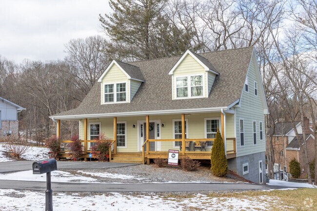 Smaller cottages are a popular style for Waynesville homes.