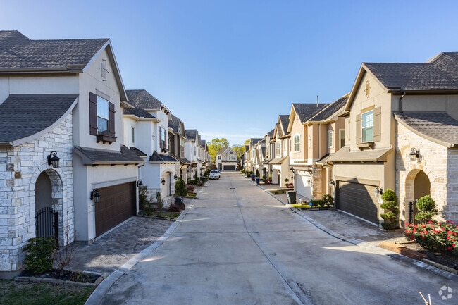 There are several gated townhome communities spread throughout Spring Branch West.