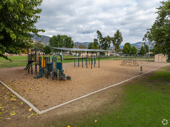 Students at La Fetra Elementary School can enjoy a nice well kept playground.