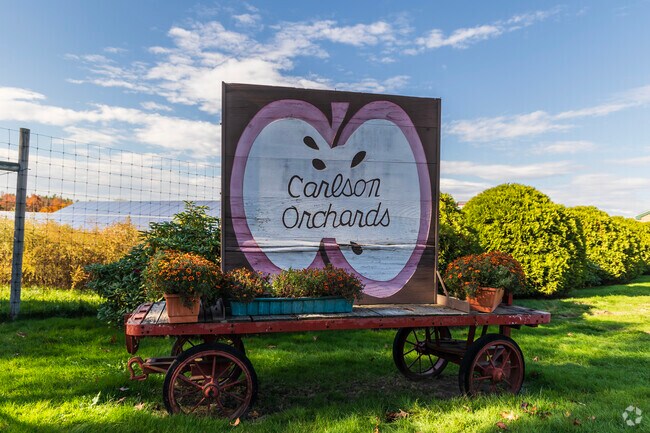 Welcome to Carlson Orchards, the best apple and peach orchard Harvard has to offer.