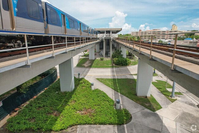 The South Miami Metrorail is easily accessible by residents.