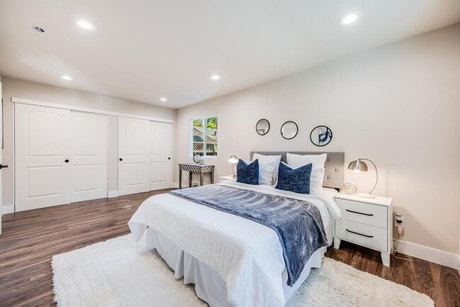 Bedroom and closet
