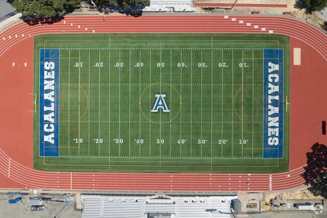 The athletics fields at Acalanes High School in Lafayette are new and state of the art.