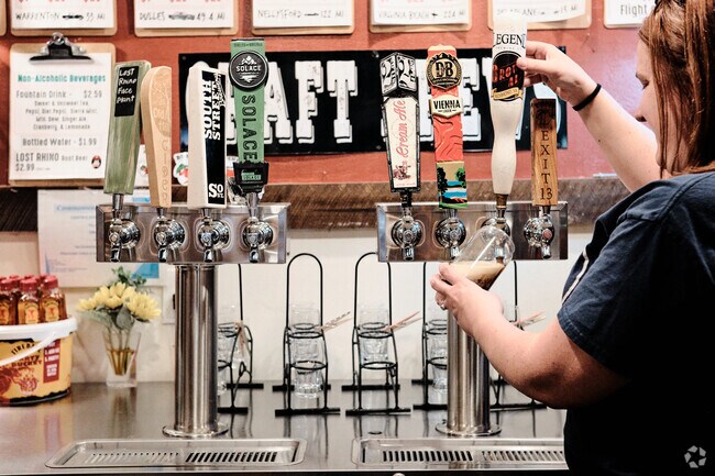 Try some local brews on tap at the Apple House in Shenandoah Farms.