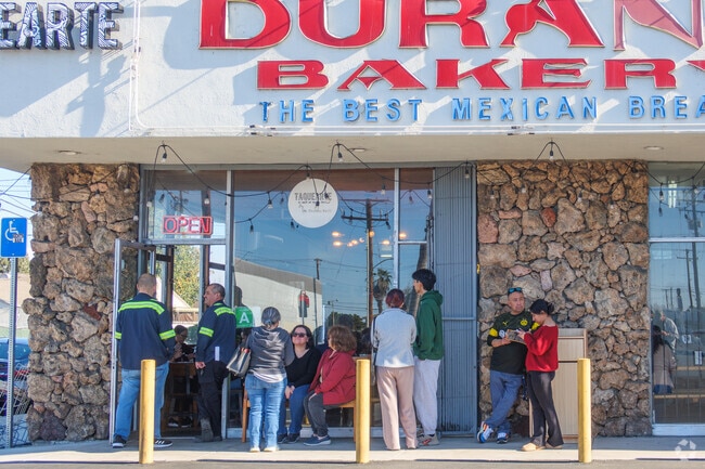The line is often long at Taquearte by Duran's Grill in Pico Rivera.