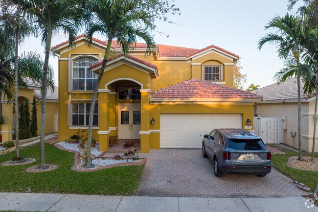 Spanish Revival style homes line up the streets of Silver Falls.