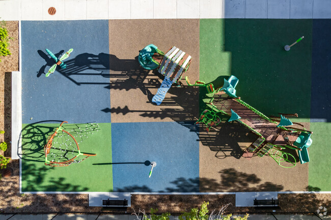 There is a wonderful playground for recess at Bridge Elementary.