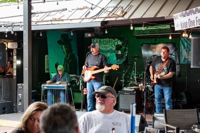 Live music happens daily at First Turn Port Orange, located a few miles away from Countryside.