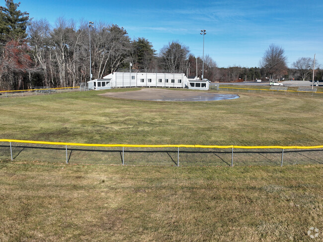 Saco Middle School has a well-maintained campus.