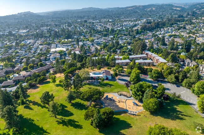Some of the most beautiful outdoor spaces are found surrounding the Upper B Street.