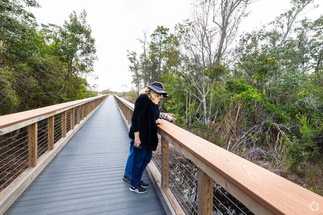 Many of the the parks in Gulf Breeze have trails and boardwalks.