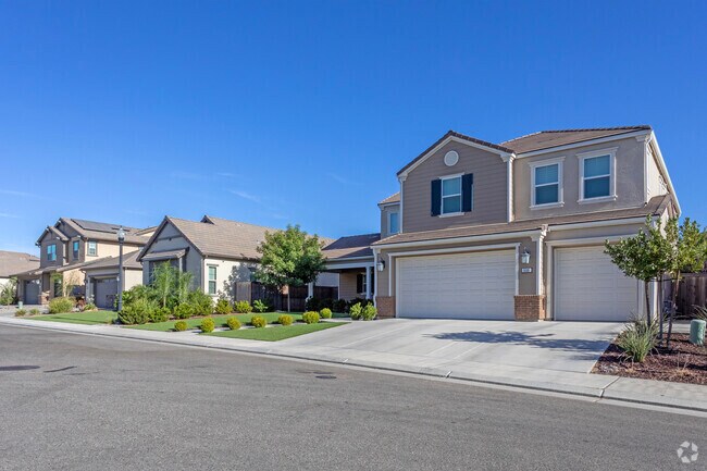 Newly built homes in the Riverstone development of Bonadelle Ranchos feature a variety of styles.