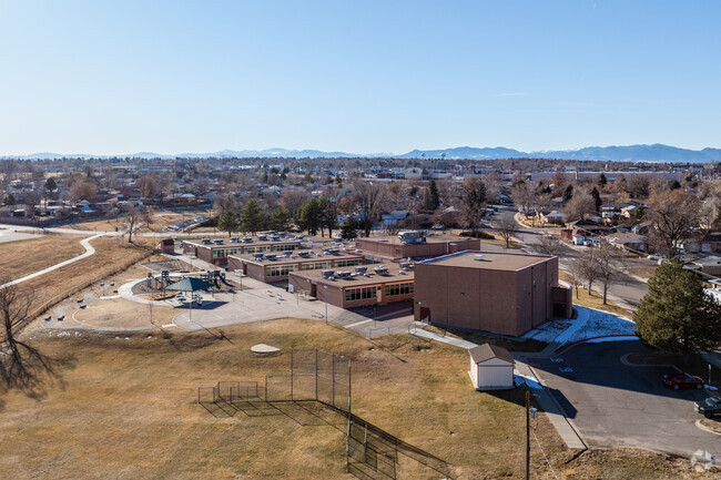 An overview of the campus at The Studio School in Northglenn, Colorado.