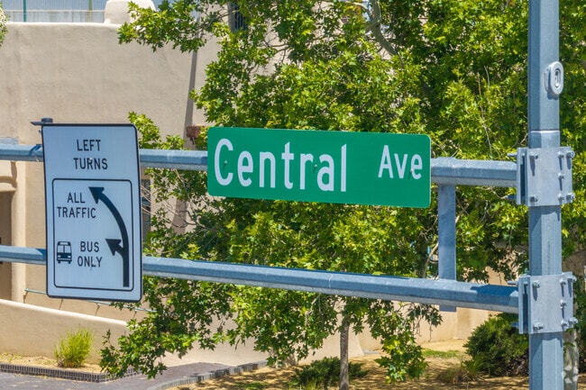 Central Avenue signage marks the spine of Broadway Central Corridor’s vibrant core.
