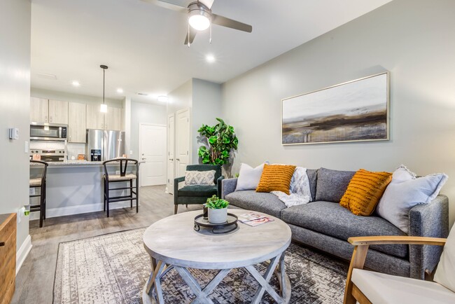 Kitchen and Living Room