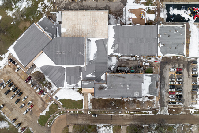 Here is a top down view of Stanley Elementary School.